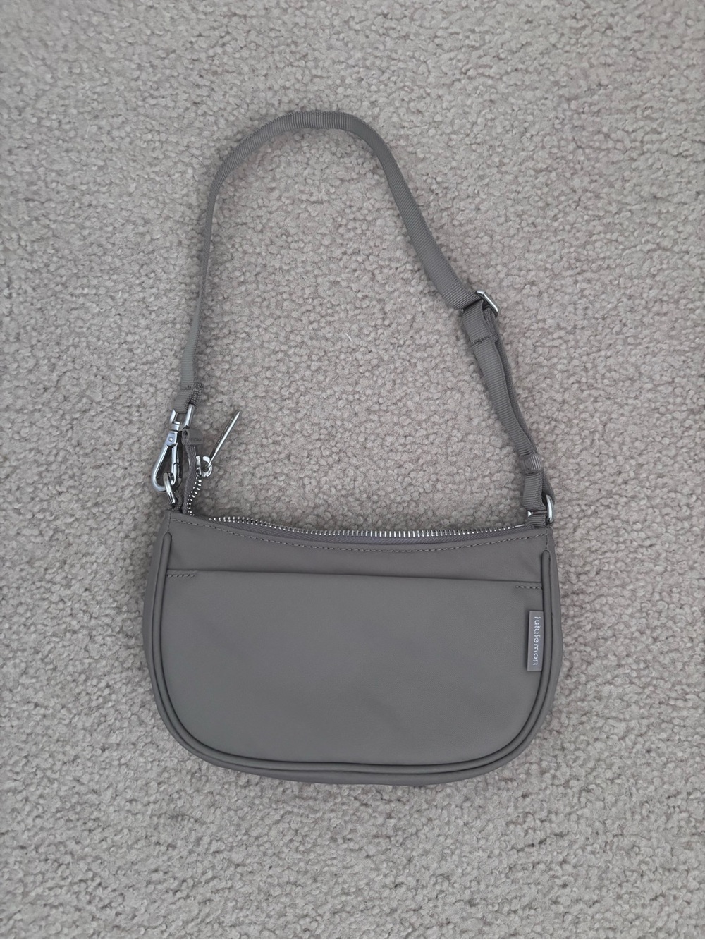Lululemon City Essentials Mini Shoulder Bag 1L in Tan/Grey - Picture 2 of 3